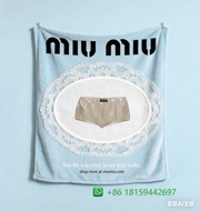 Miumiu Throw Blankets
